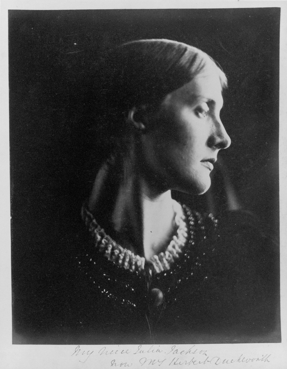 Julia mijn nicht nu mevrouw Duckworth, april 1867 door Unbekannt Unbekannt