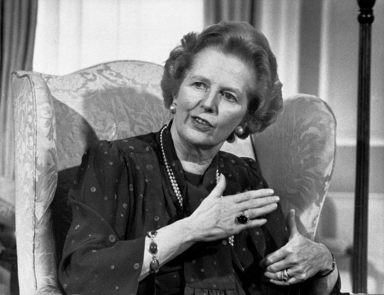 Margaret Thatcher, Britse politica, april 1987 door Unbekannt Unbekannt