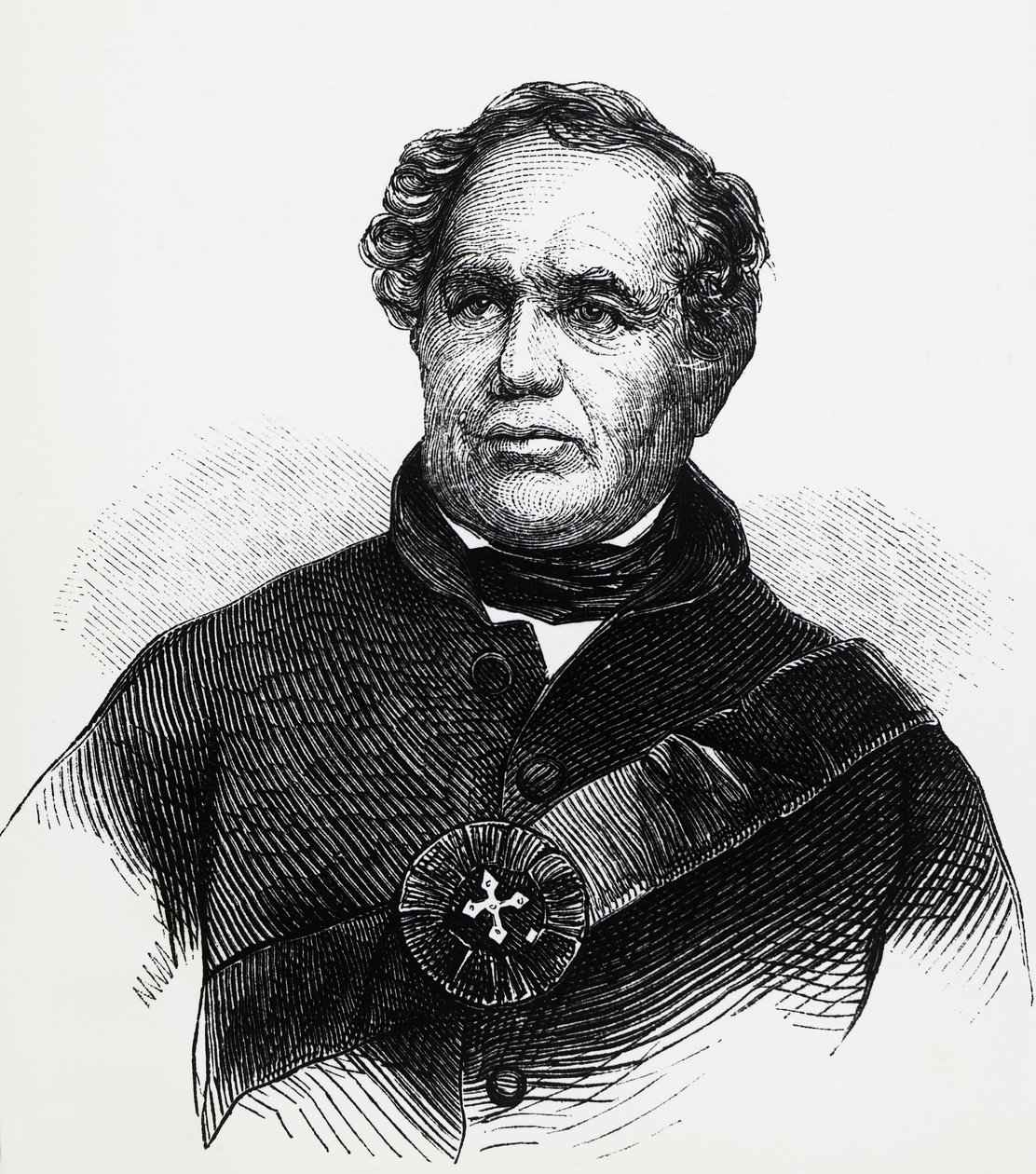 Portret van Eleazar Williams (1788-1858), Anglicaans predikant, beweerde frauduleus de verloren Dauphin van Frankrijk te zijn, gravure door Unbekannt Unbekannt