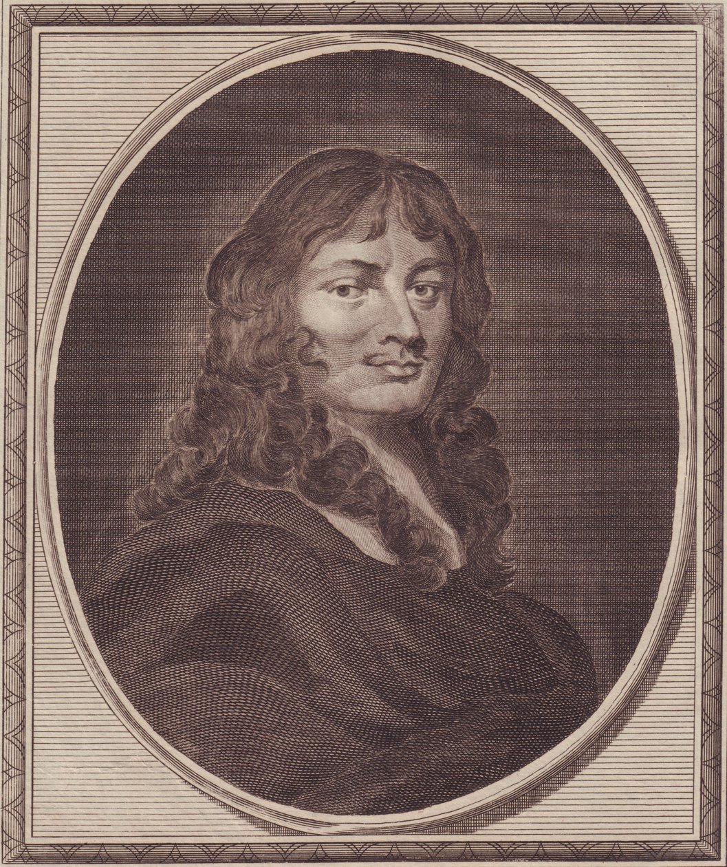 Portret van Engelse politicus Sir William Temple (1628-1699), kopergravure door John Goldar (1729-1795) naar schilderij van P Lely door Unbekannt Unbekannt