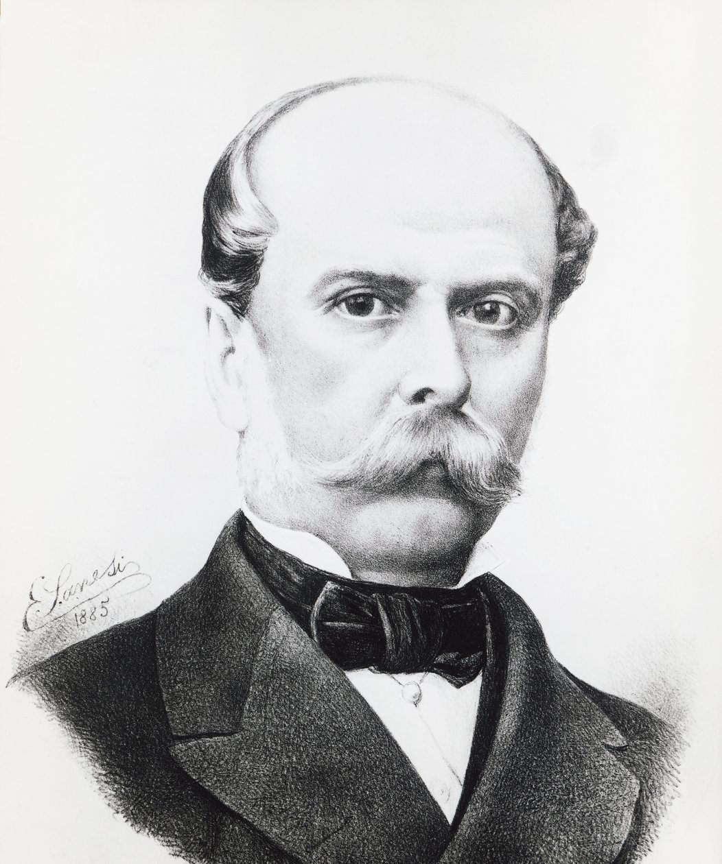 Portret van Filippo Pacini, Italiaanse anatoom en patholoog door Unbekannt Unbekannt