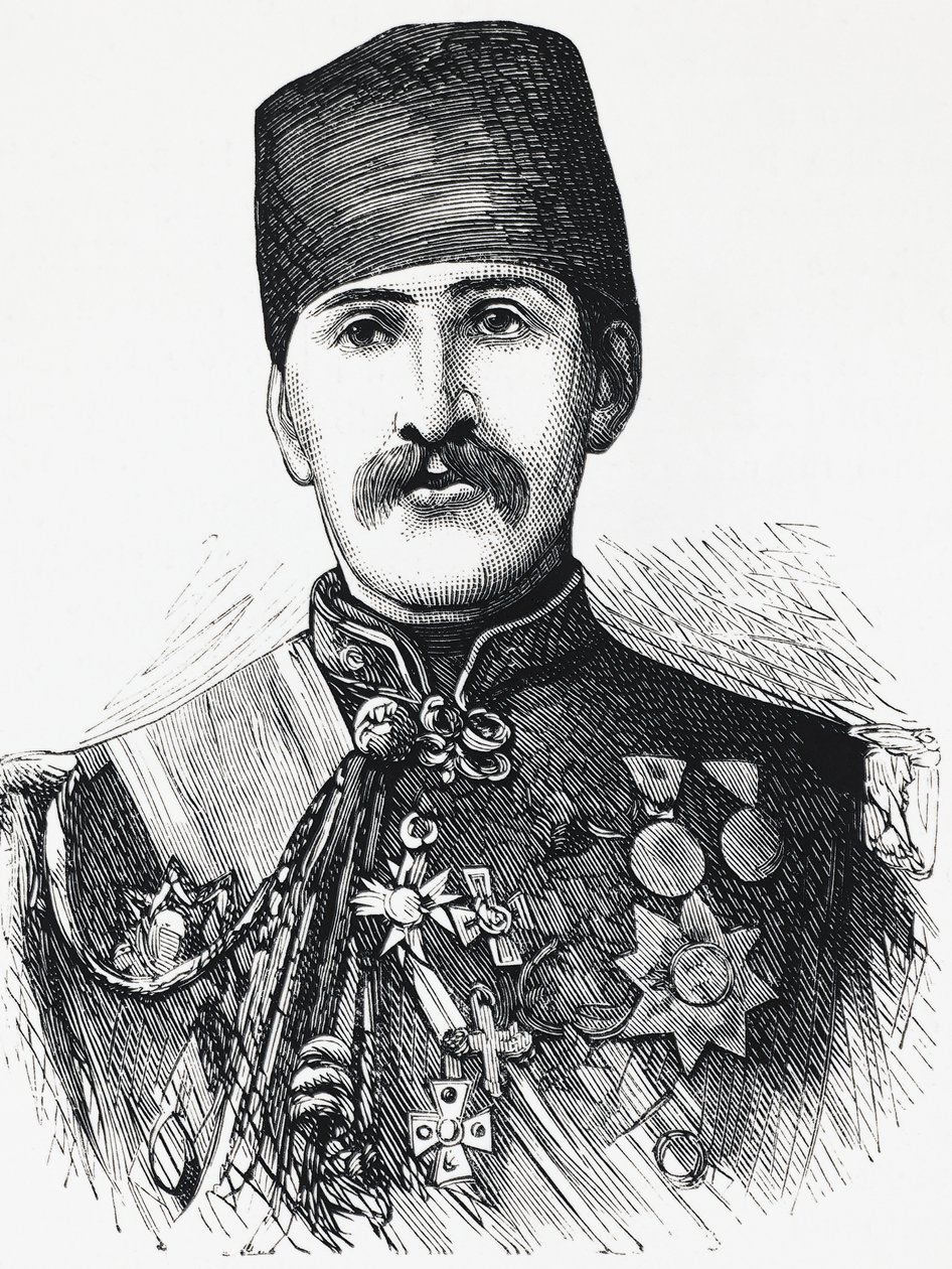 Portret van Reuff Pasha, minister van oorlog van het Ottomaanse Rijk door Unbekannt Unbekannt
