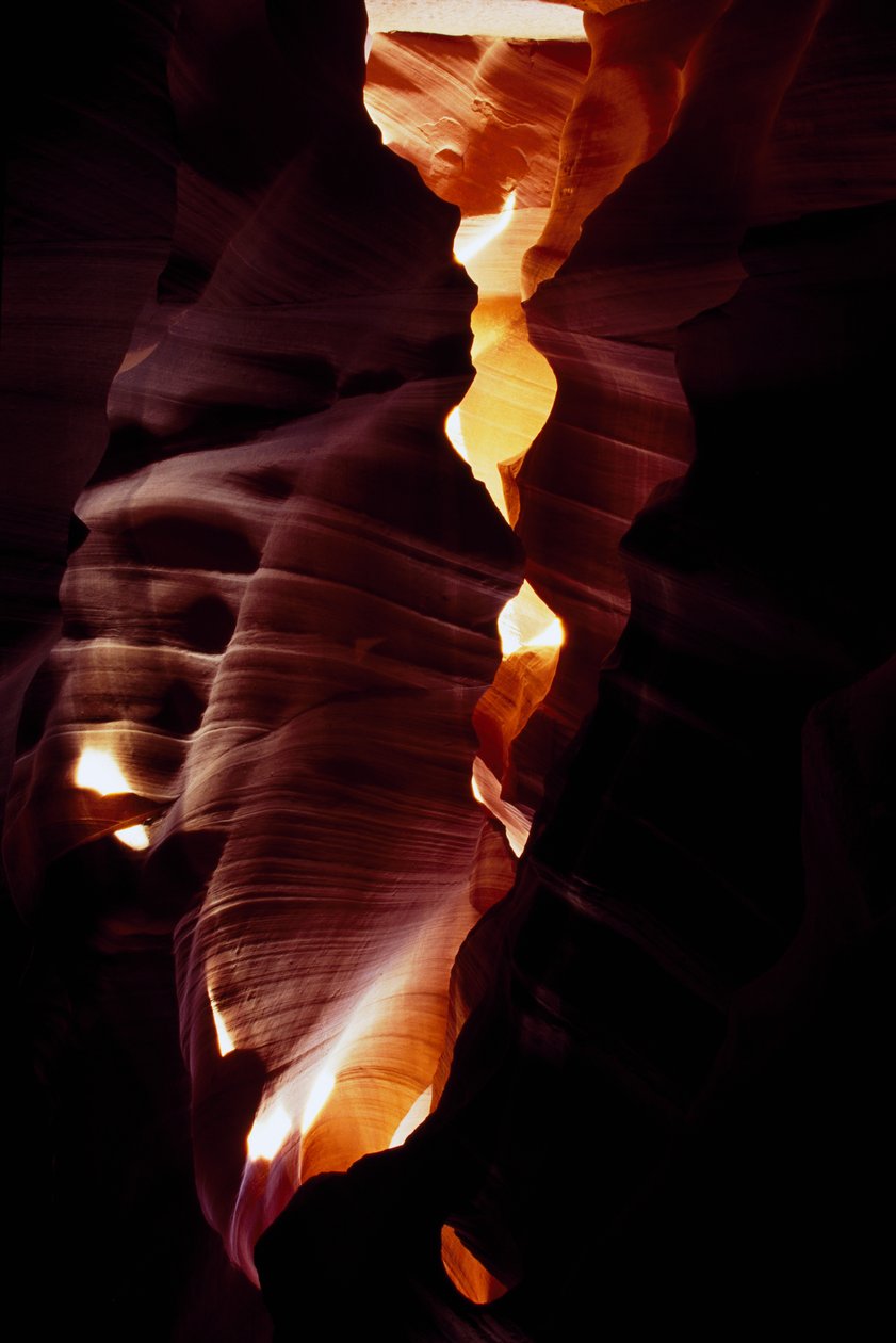 USA, Arizona, Upper Antelope Canyon, Binnenkant Corkscrew Canyon door Unbekannt Unbekannt