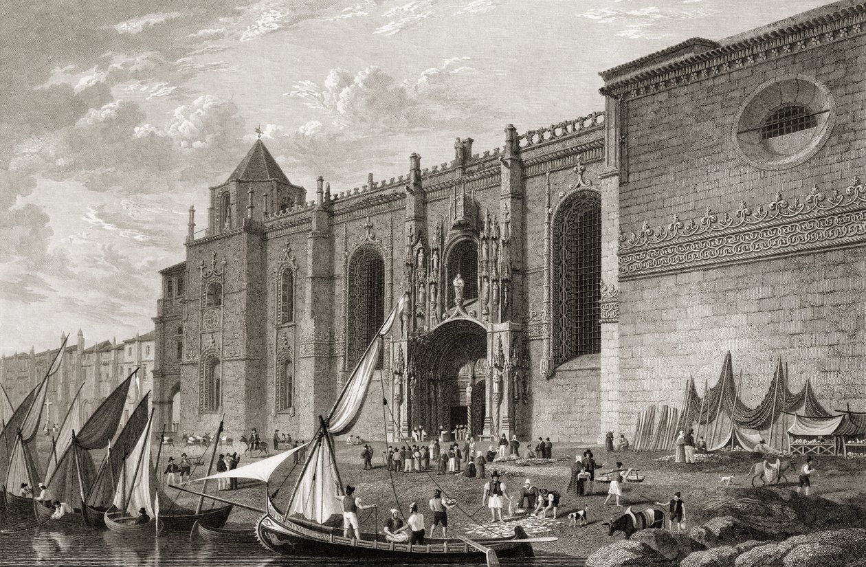 Mosteiro dos Jeronimos Belem, Lissabon, uit 
