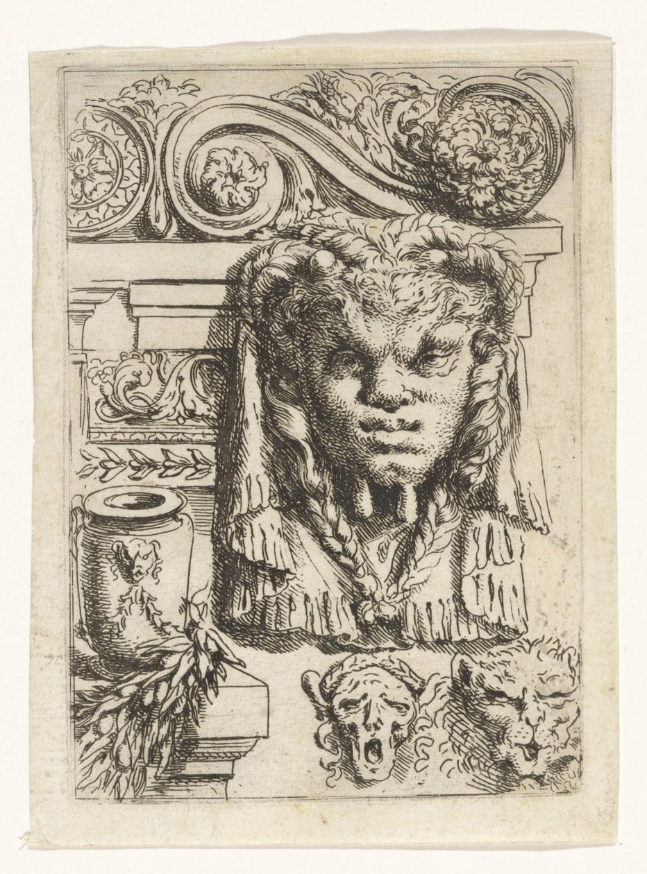 Voluten en maskers (Divertimenti di Livio Meus) door Lieven Mehus