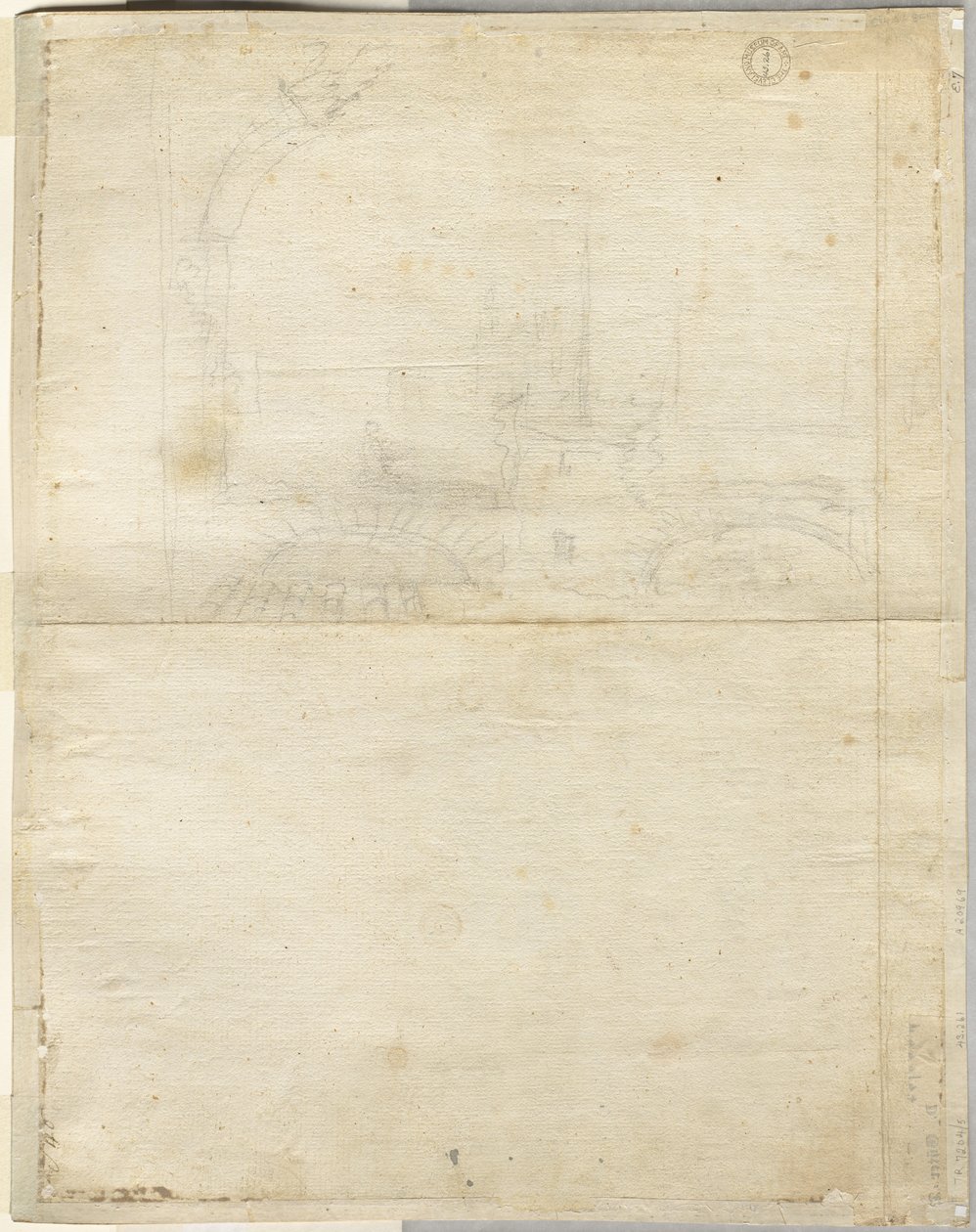 Schets voor San Giovanni in Laterano, 1664 door Lievin Cruyl