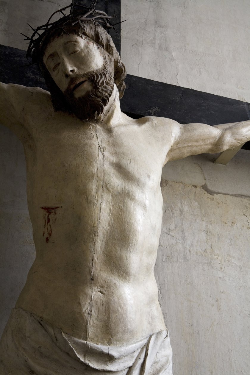 Christus aan het Kruis (detail) door Ligier Richier