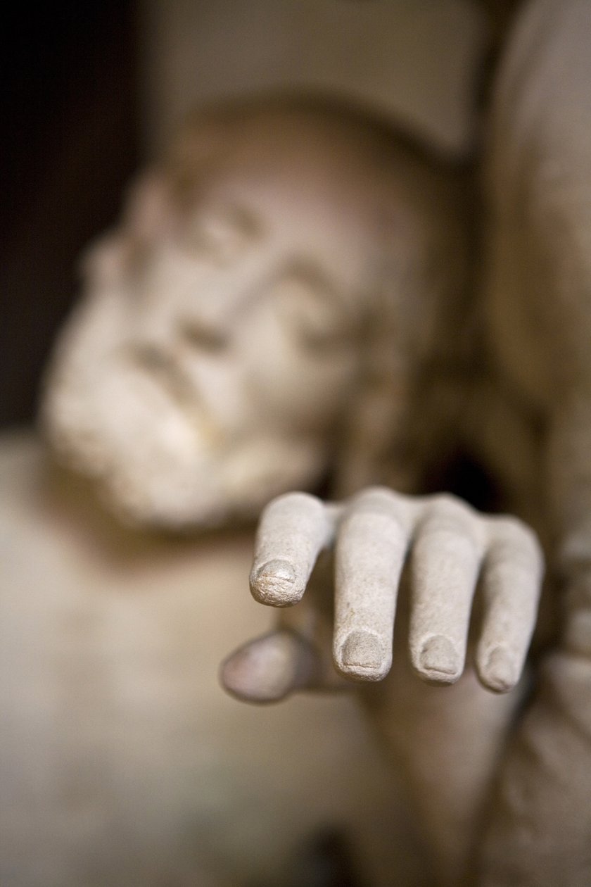 Pieta (detail) door Ligier Richier
