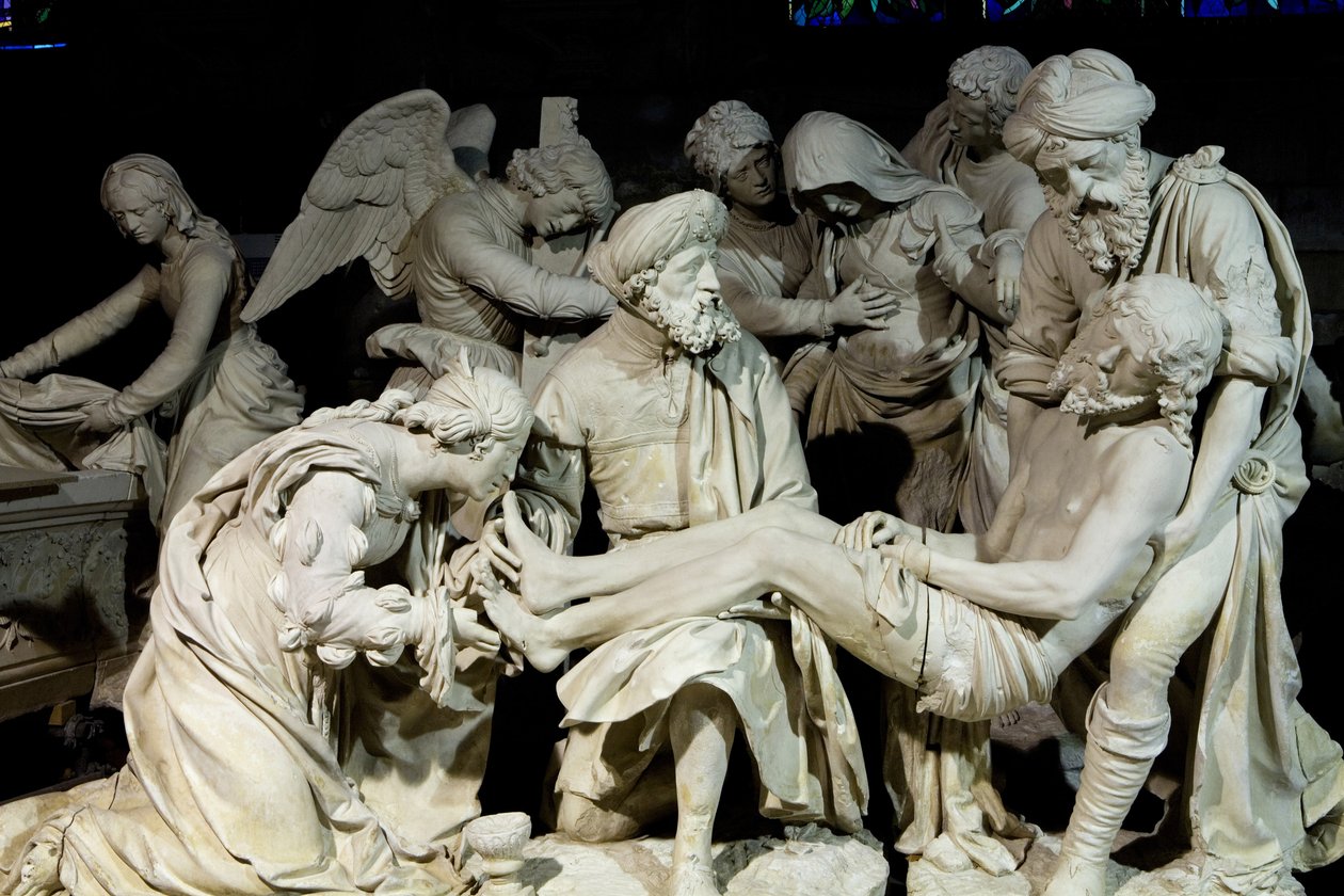 De Graflegging en de flauwte van de Maagd door Ligier Richier