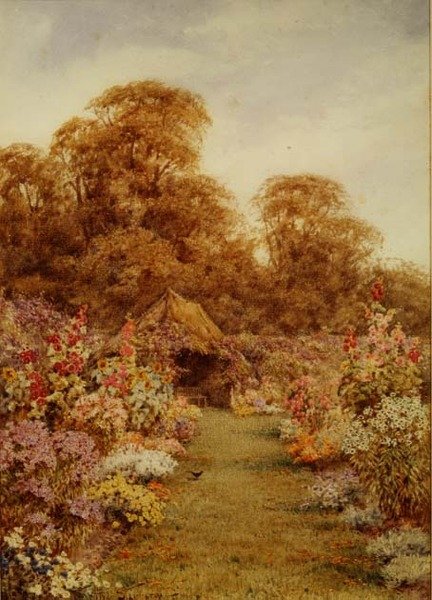 Oud Rieten Zomerhuis door Lilian Stannard