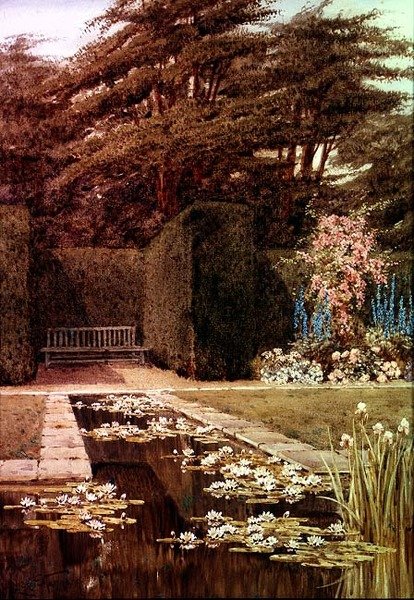 Waterlelies door Lilian Stannard