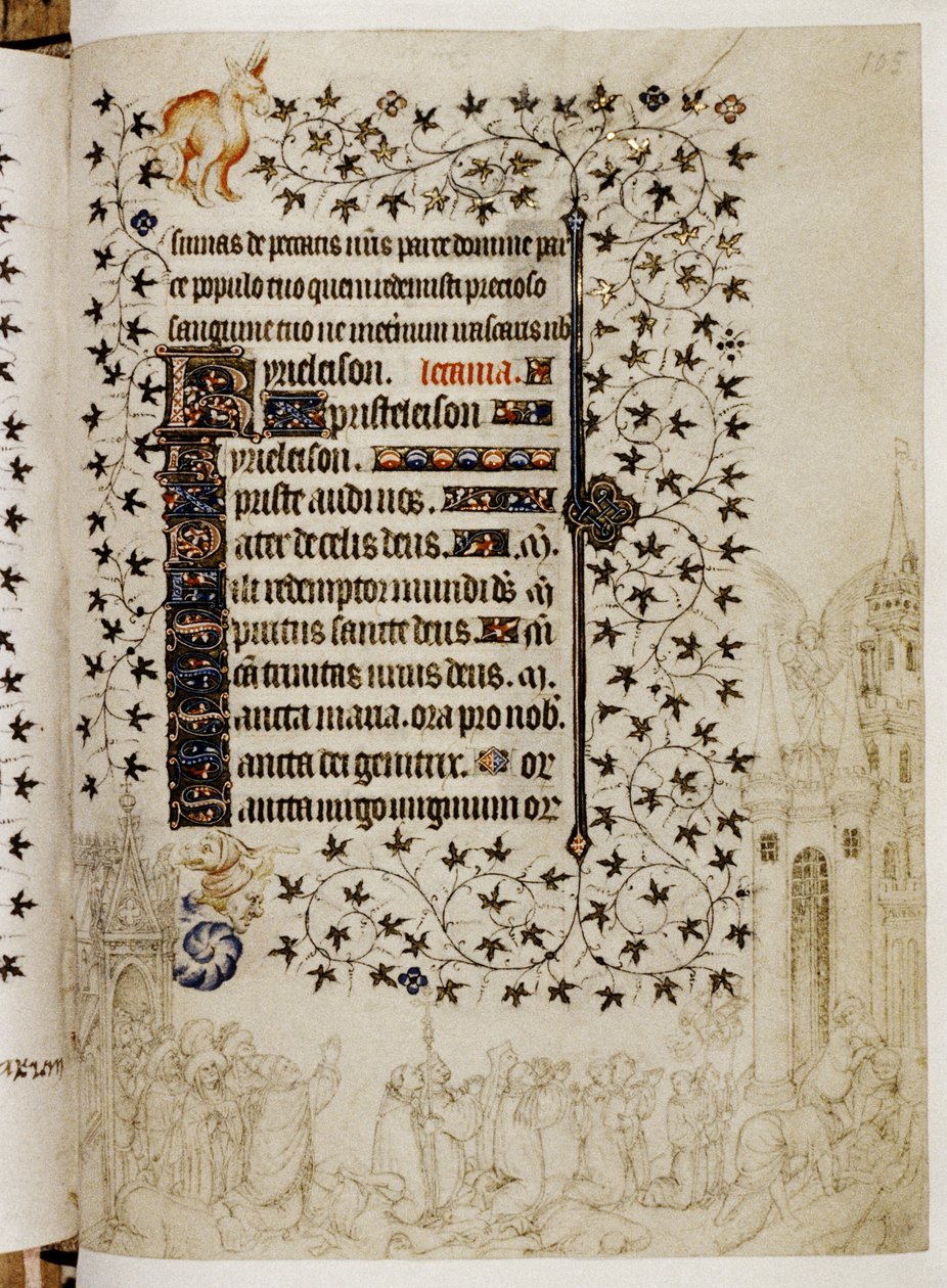 Litanie uit een getijdenboek: Gregorius de Grote