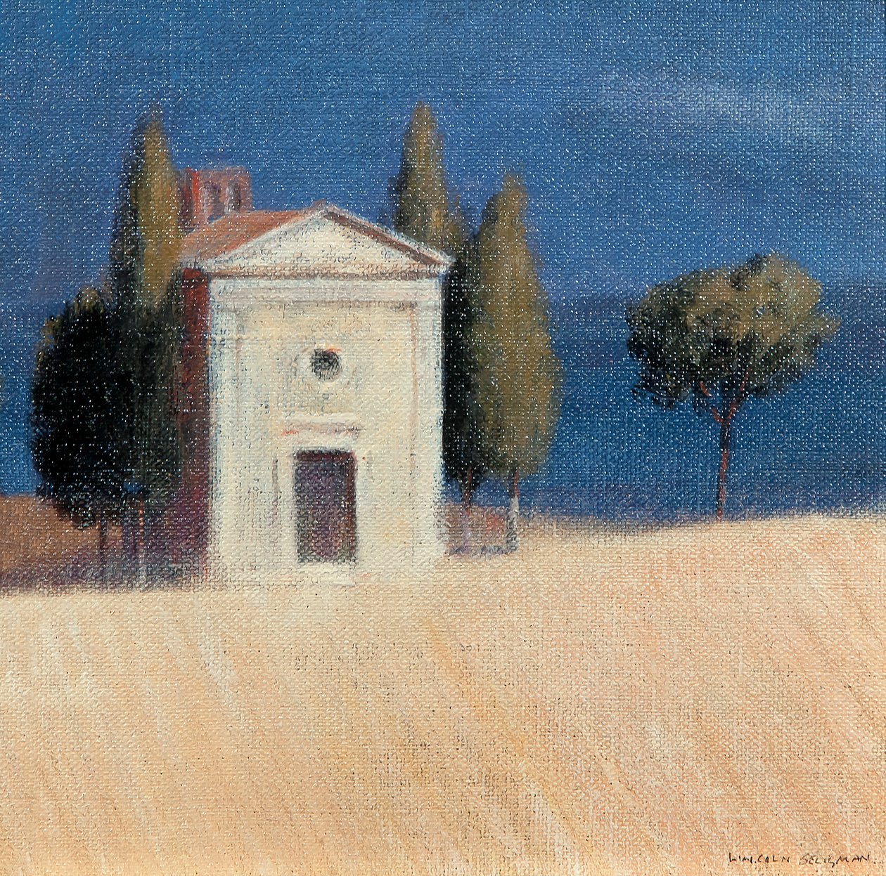 Kapel bij Pienza II, 2012 door Lincoln Seligman