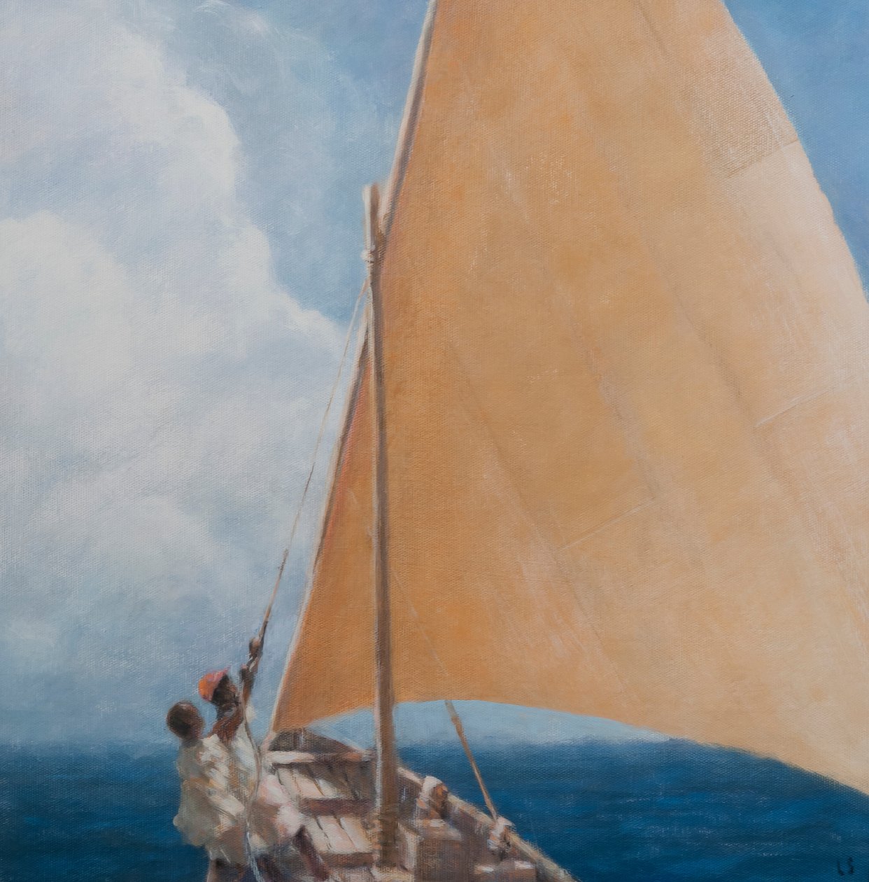 Dhow, Kilifi door Lincoln Seligman