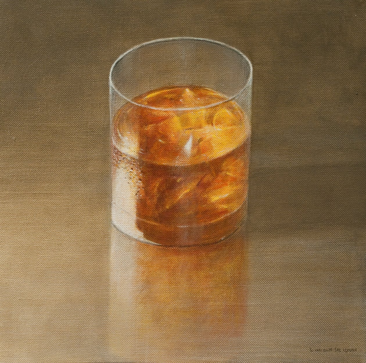 Glas whisky door Lincoln Seligman