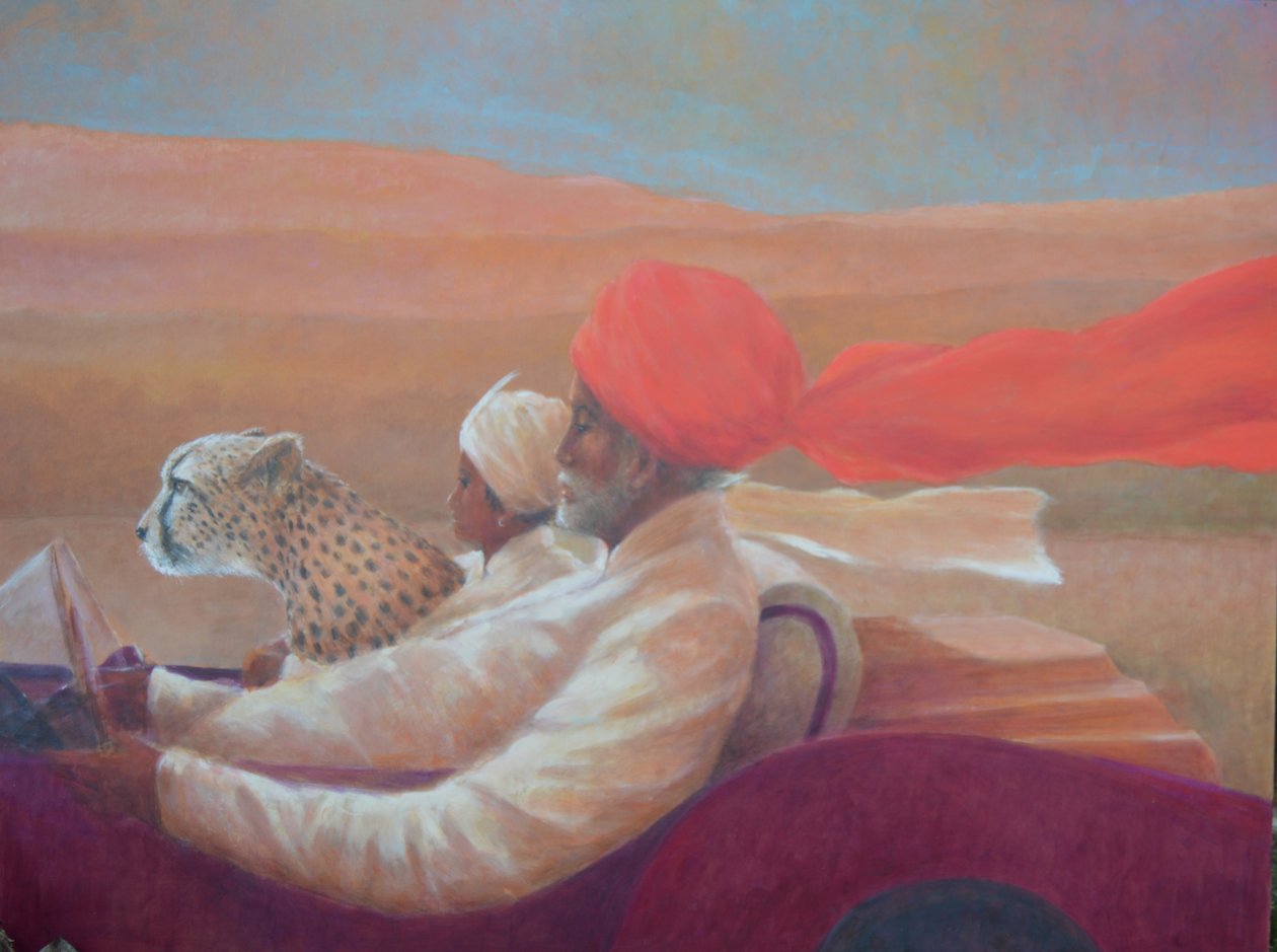 Maharadja, Jongen en Cheetah 1 door Lincoln Seligman