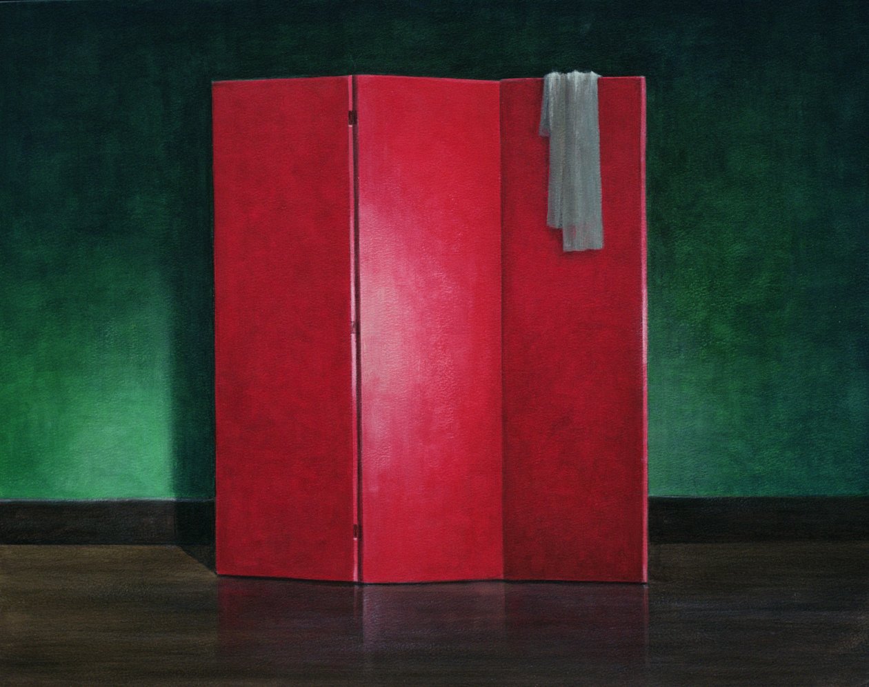 Rood Scherm, 1990 door Lincoln Seligman