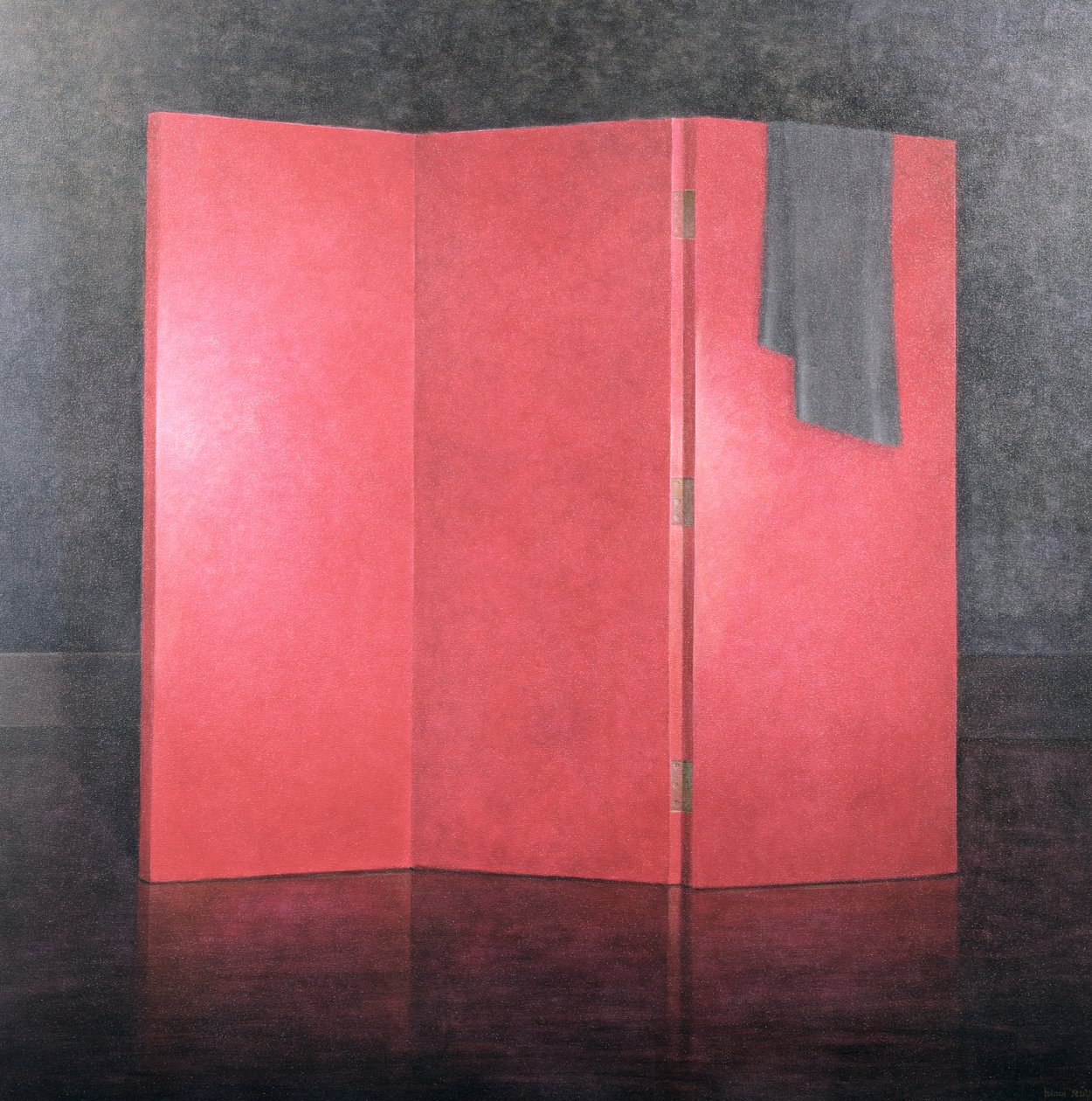 Rood Scherm, 2005 door Lincoln Seligman