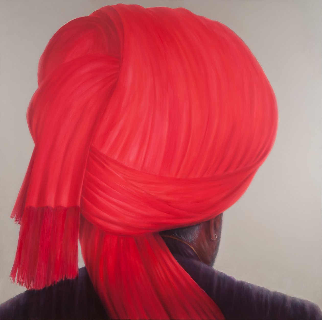 Rode Tulband, 2012 door Lincoln Seligman