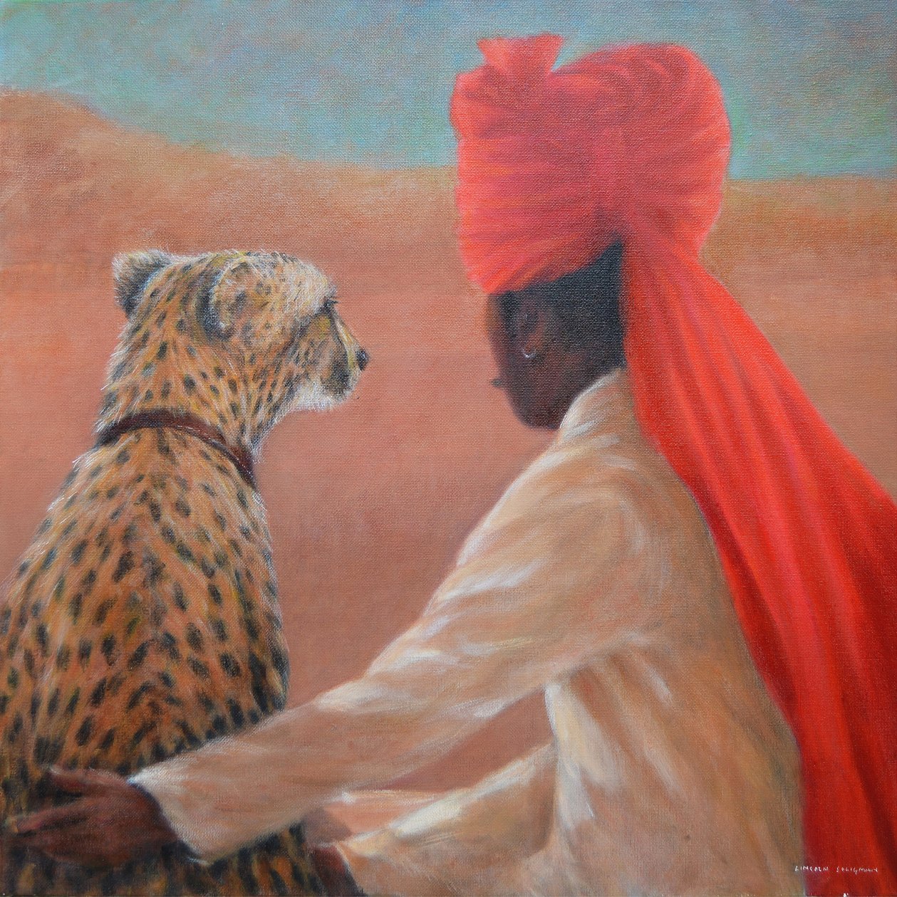 Paleiswacht + Cheetah door Lincoln Seligman