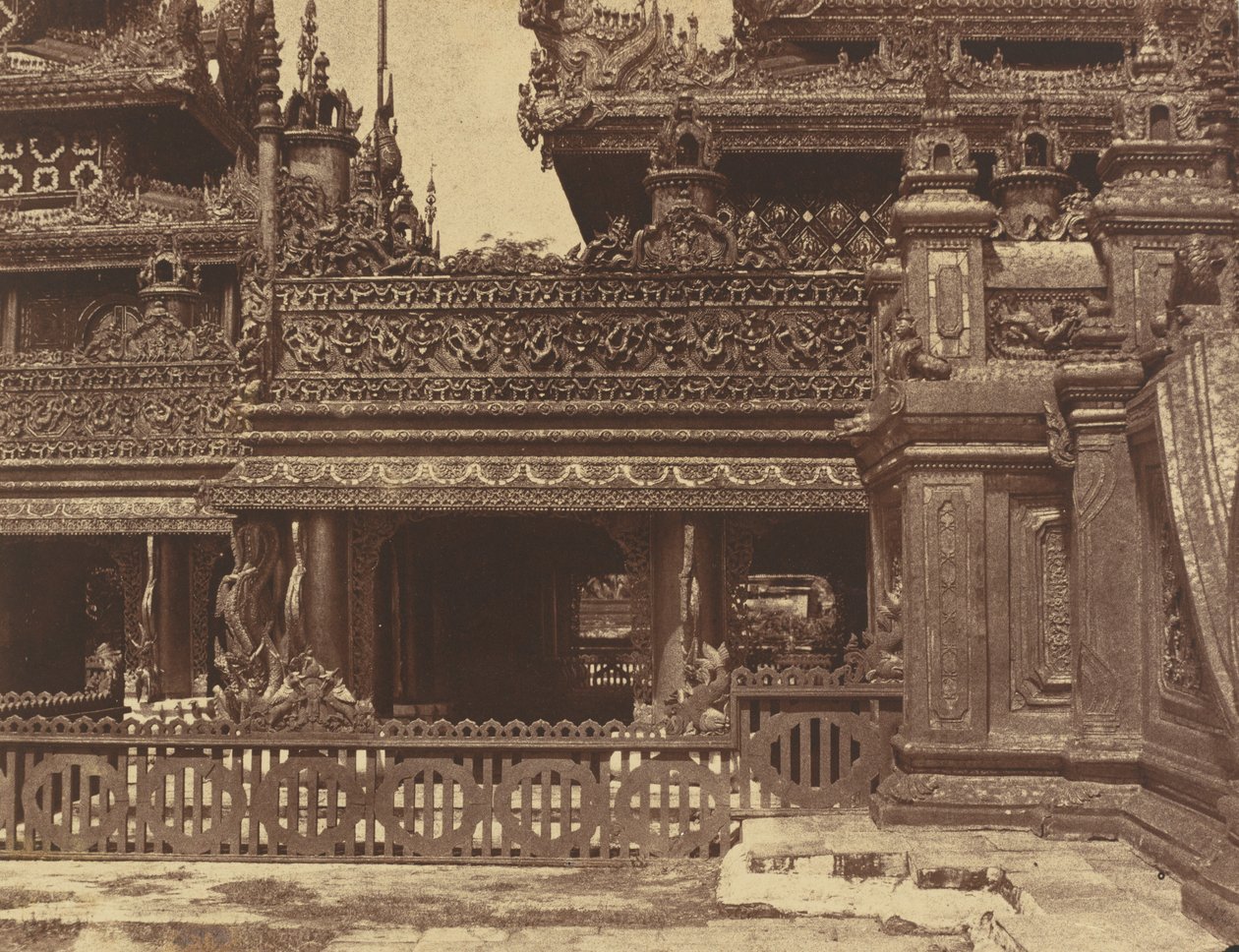 Amerapoora: Een ander deel van het balkon van Kyoung Nr. 86,1 september - 21 oktober door Linnaeus Tripe