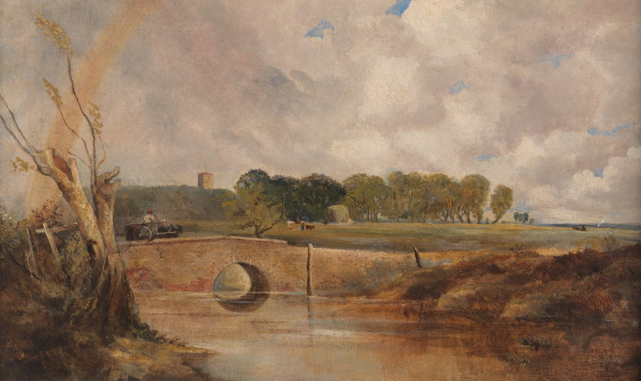 Een regenboog door Lionel Constable