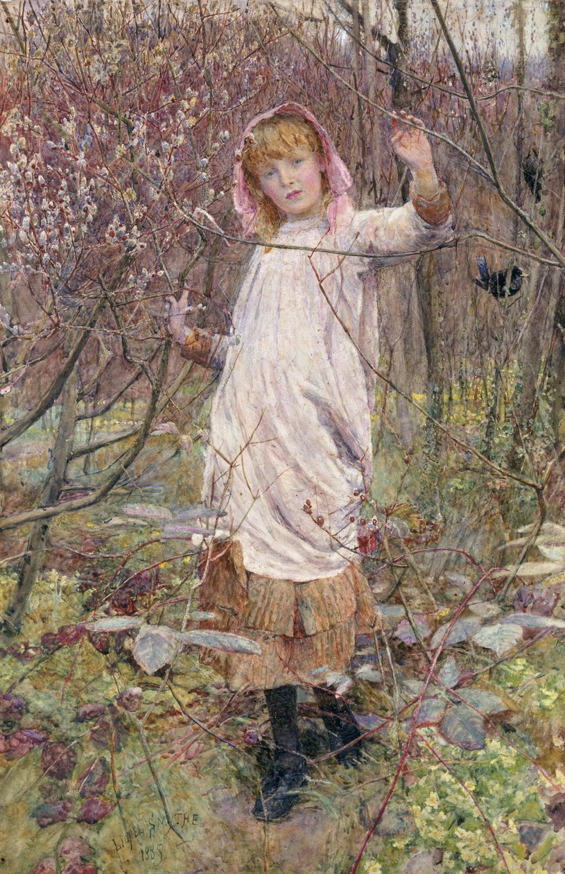 De eerste knoppen van de lente, 1885 door Lionel Percy Smythe