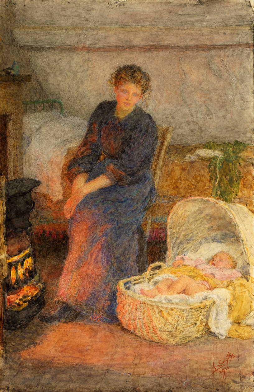 Wanneer het leven zwaar is, is het beter om jong te zijn, 1911 door Lionel Percy Smythe