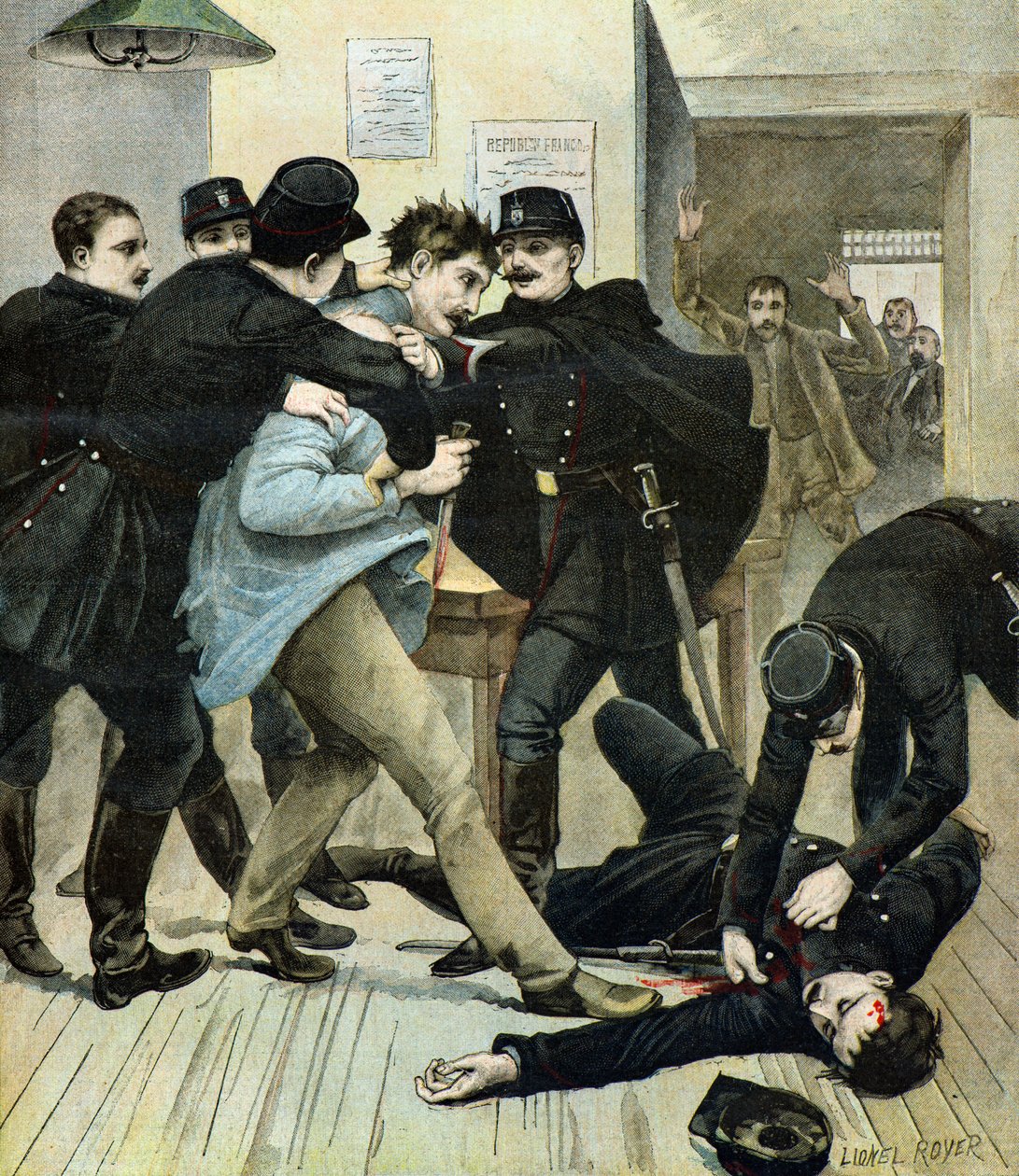 De anarchist Le Gagneux door Lionel Noel Royer