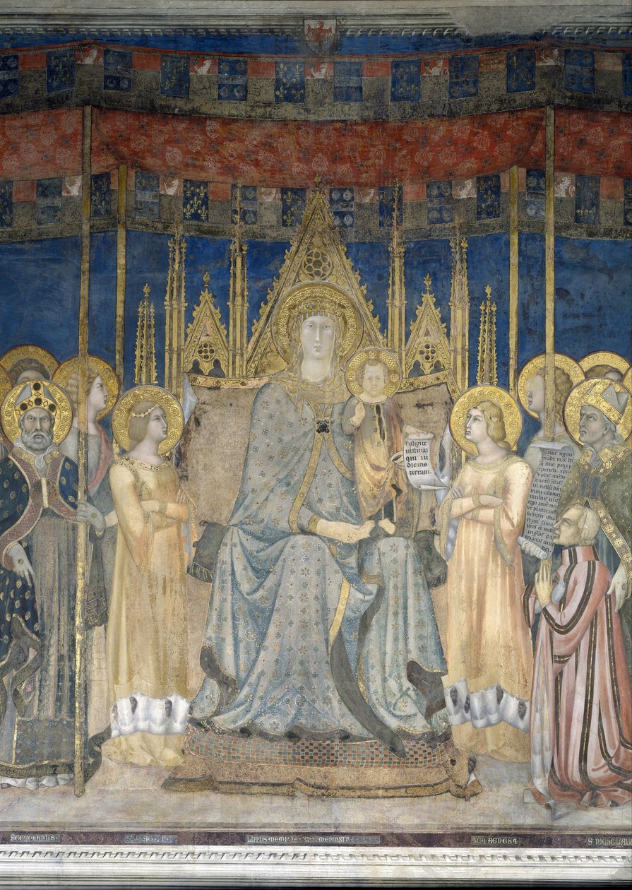Maestà, 1317 door Lippo Memmi
