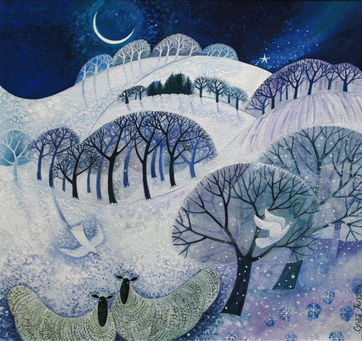 Sneeuwnacht door Lisa Graa Jensen