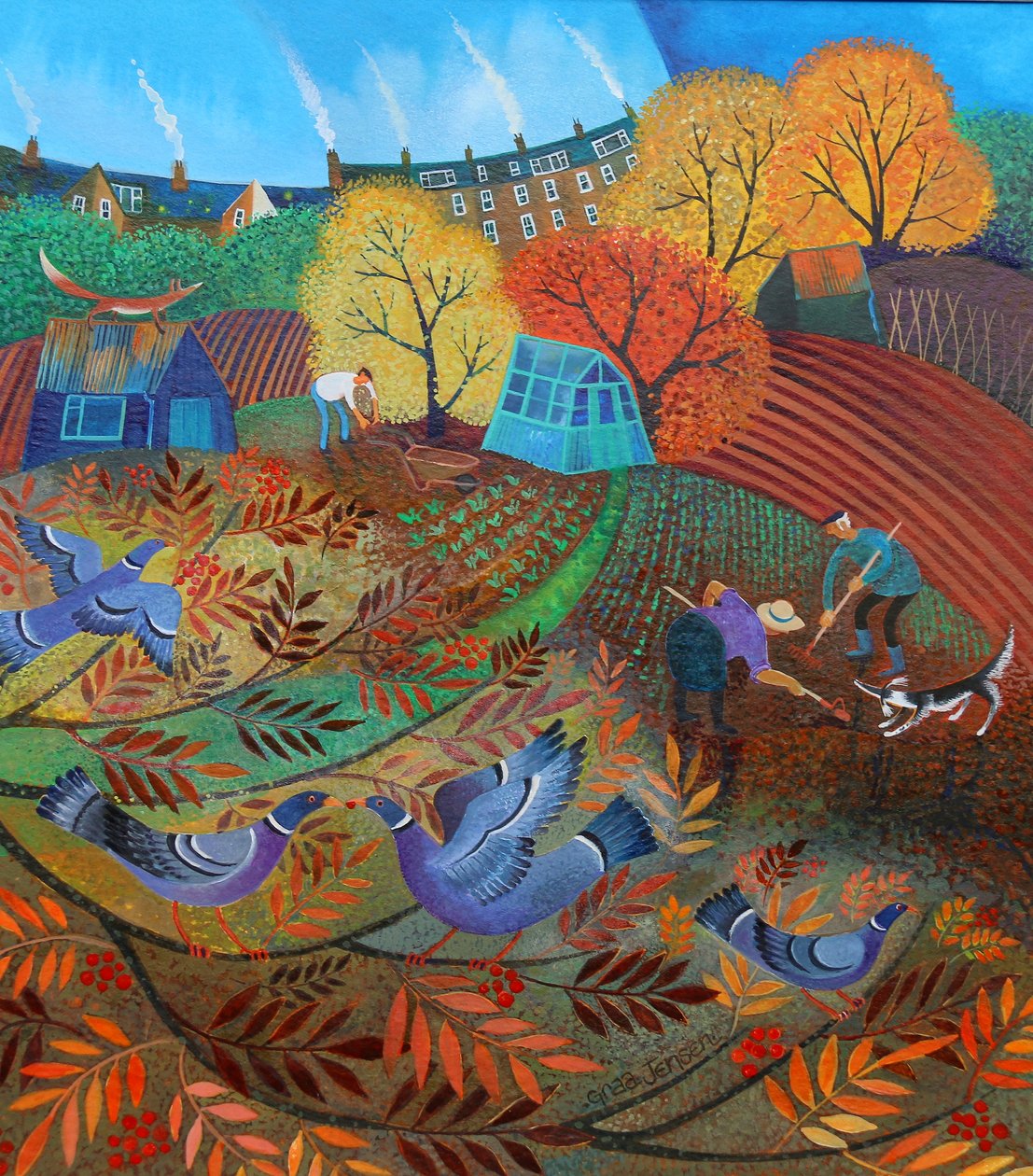 Volkstuintherapie, 2018 door Lisa Graa Jensen