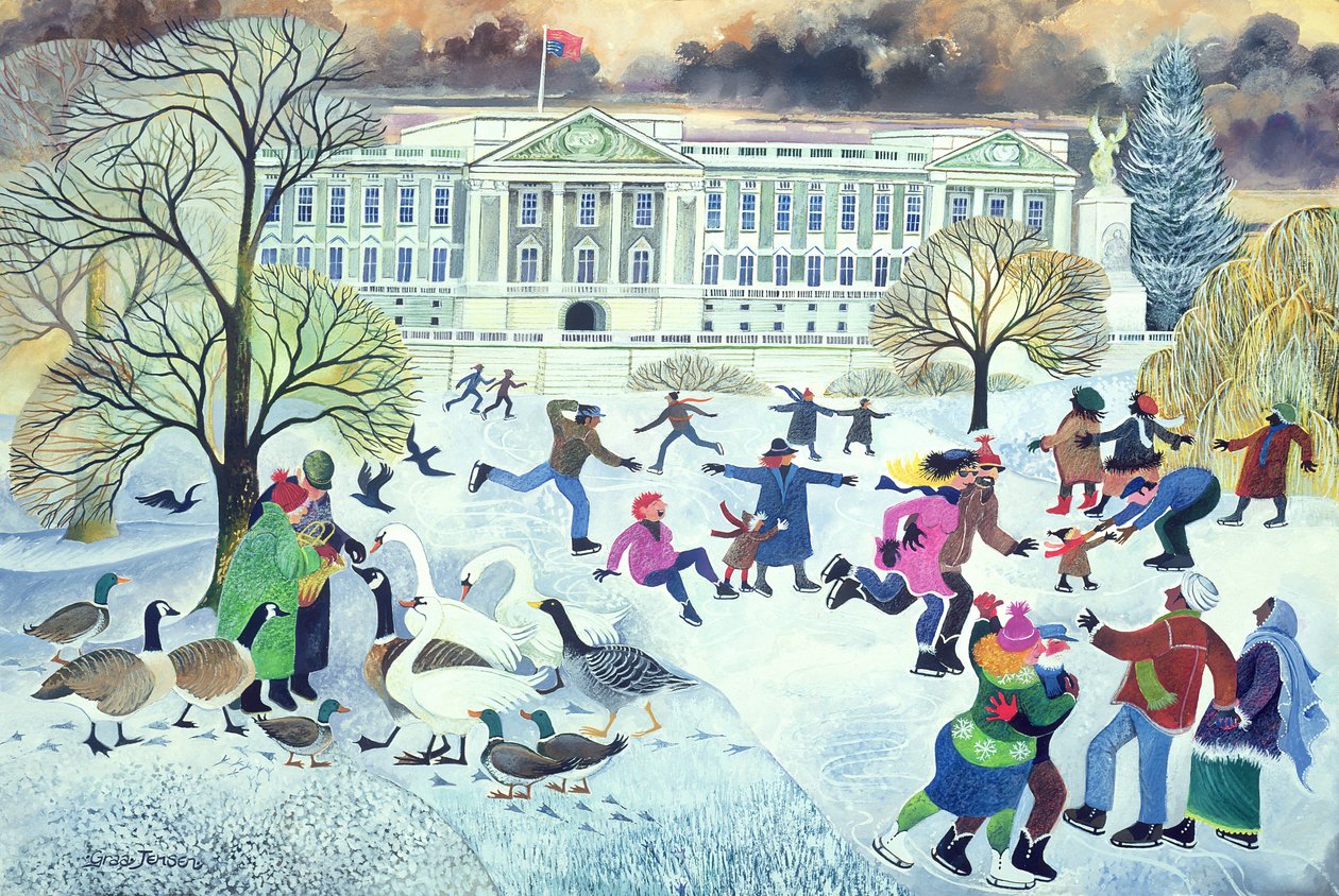 Schaatsers in St. James