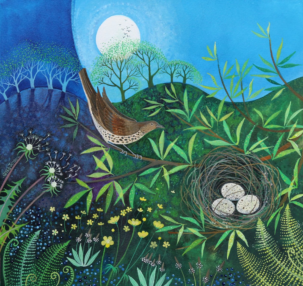 Lijster, 2019 door Lisa Graa Jensen