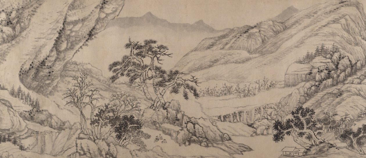 Reizen tussen stromen en bergen, 1680 door Liu Yu
