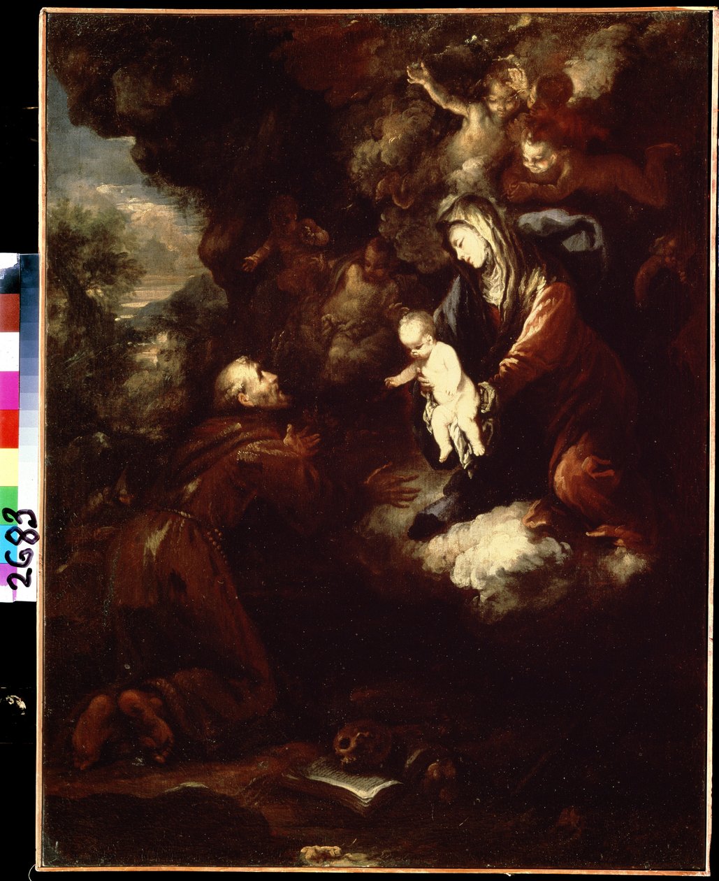 De visioen van Sint Franciscus van Assisi door Livio Mehus