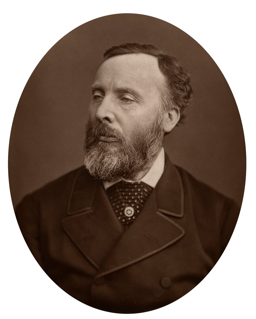 Andrew Clark, senior arts van het London Hospital, 1878 door Lock and Whitfield