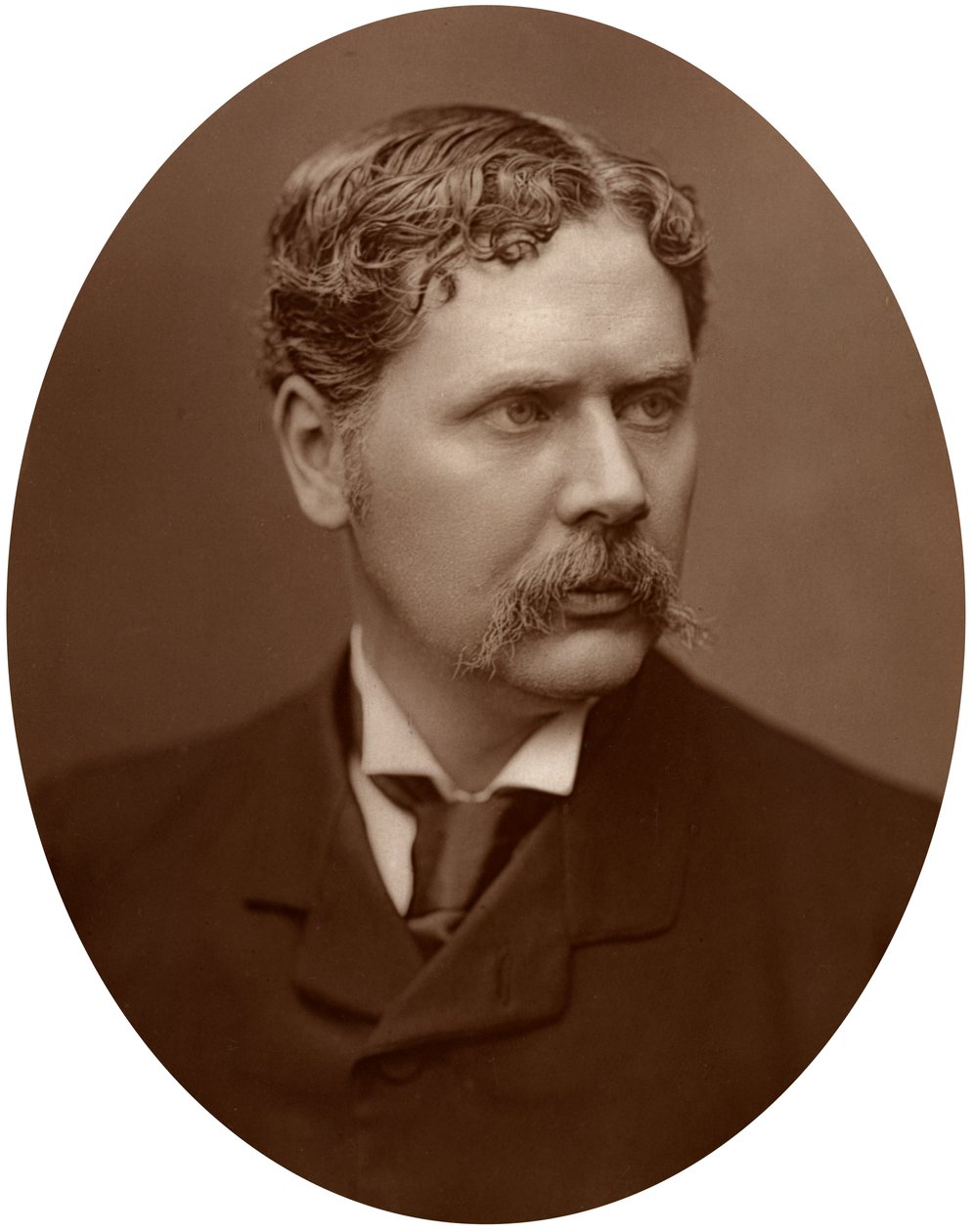 Marcus Stone, kunstenaar en Associate van de Royal Academy, 1882 door Lock and Whitfield