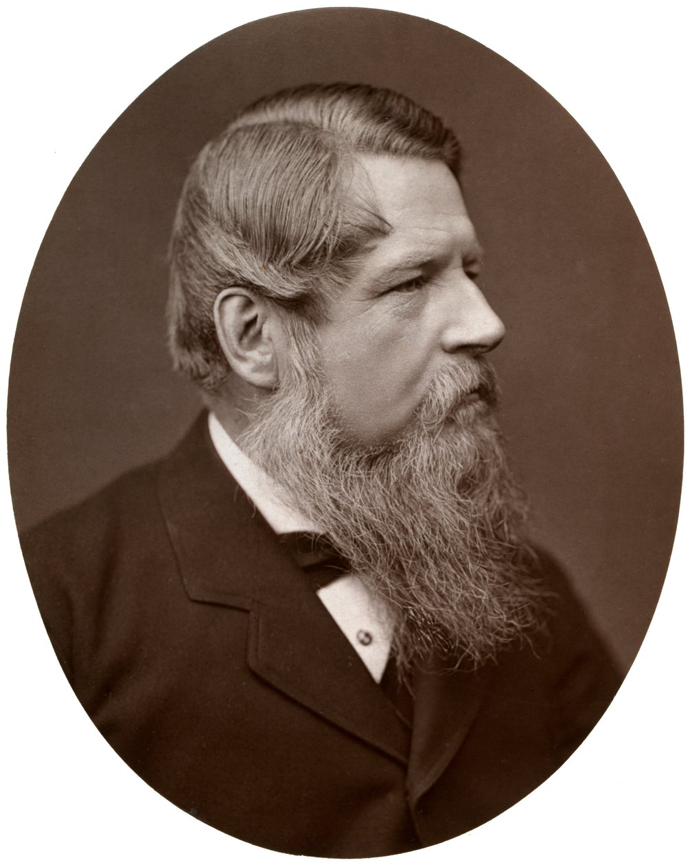 Right Hon Sir Stafford Henry Northcote, Bart, MP, Kanselier van de Schatkist, 1877 door Lock and Whitfield