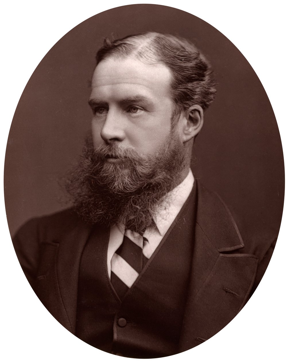 Sir John Lubbock, Bart, MP, FRS, Vice-Kanselier van de Universiteit van Londen, 1877 door Lock and Whitfield