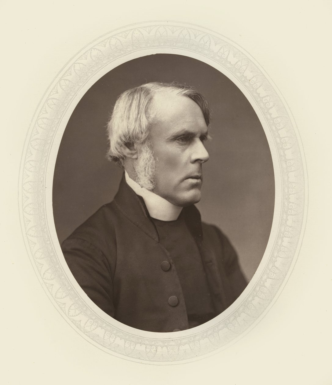 De Zeer Eerwaarde John Jackson (zw/w foto) door Lock and Whitfield