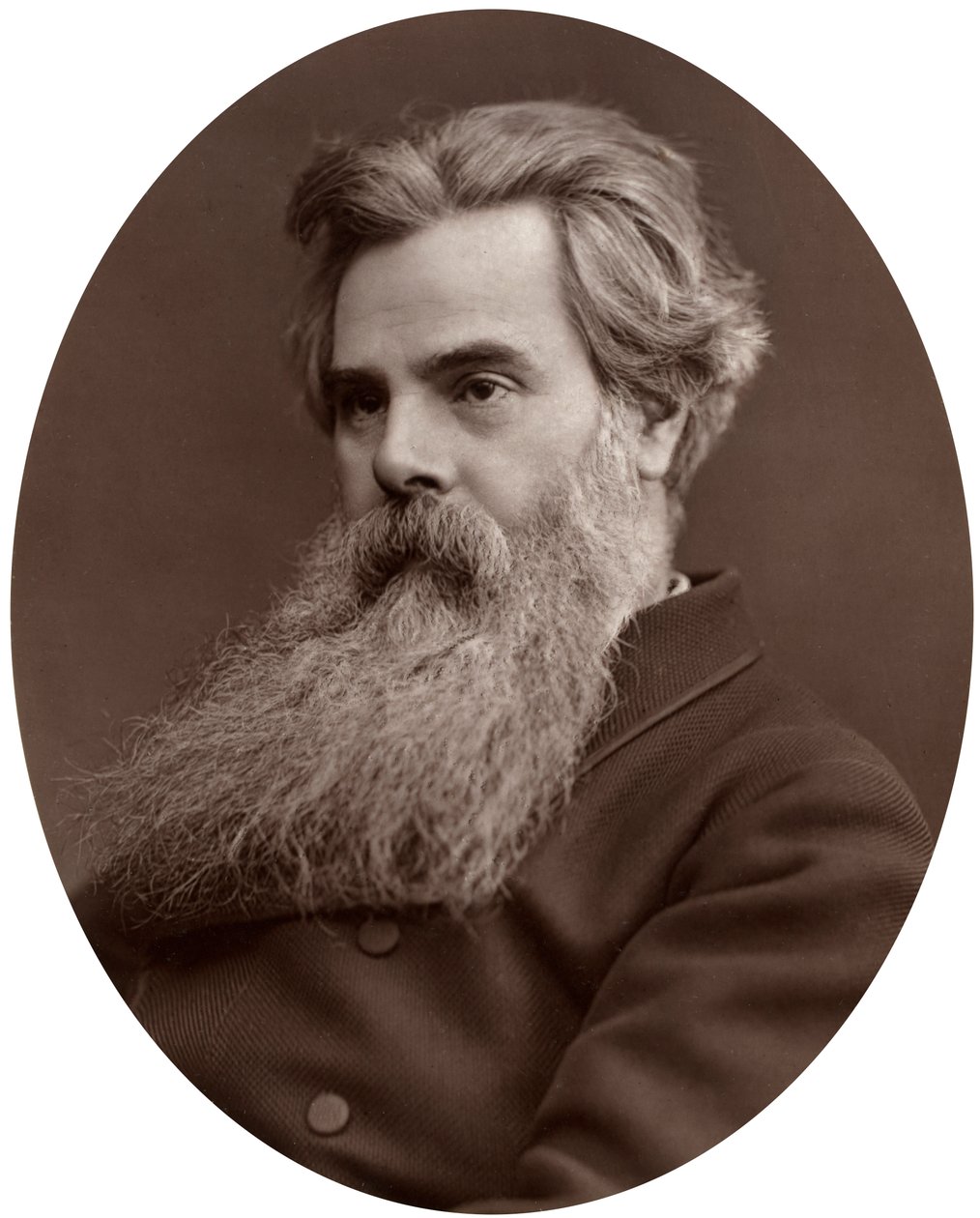 Thomas Woolner, RA, Professor van Beeldhouwkunst aan de Koninklijke Academie, 1877 door Lock and Whitfield