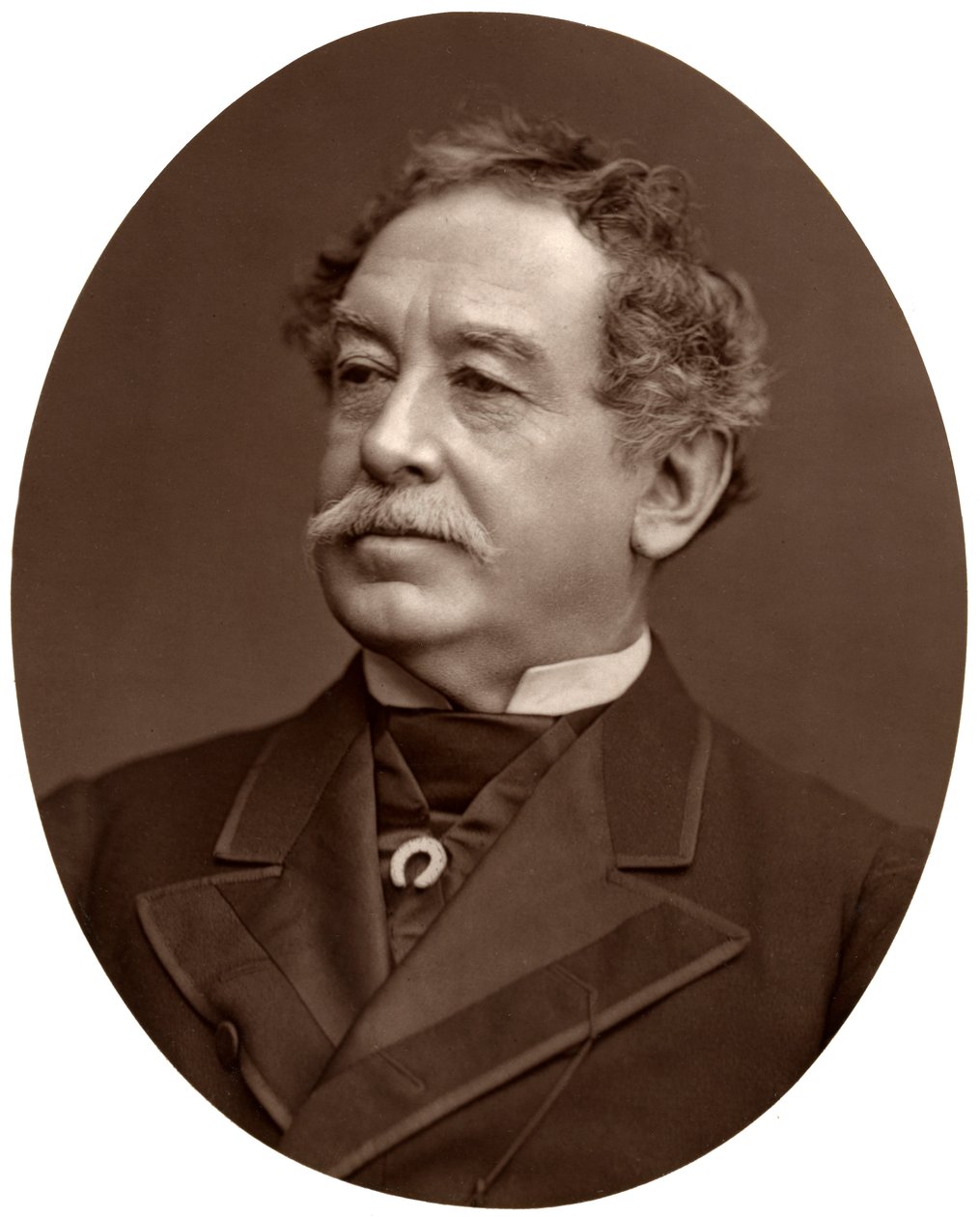William Howard Russell, Esq, LLD, Ierse journalist, 1876 door Lock and Whitfield