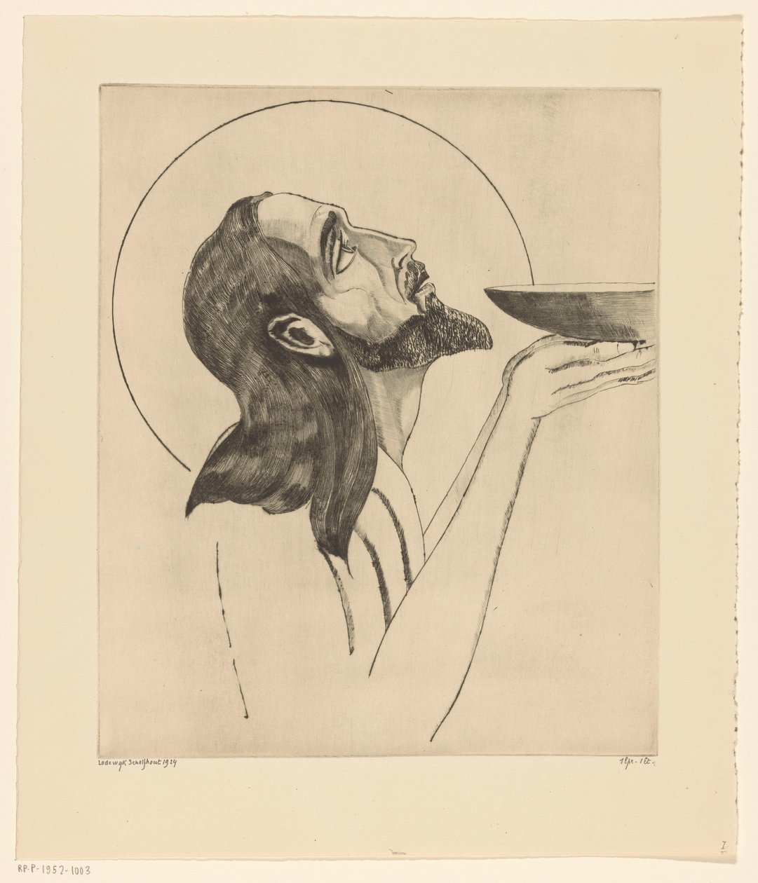 Johannes de Doper | Lodewijk Schelfhout (signed by artist)