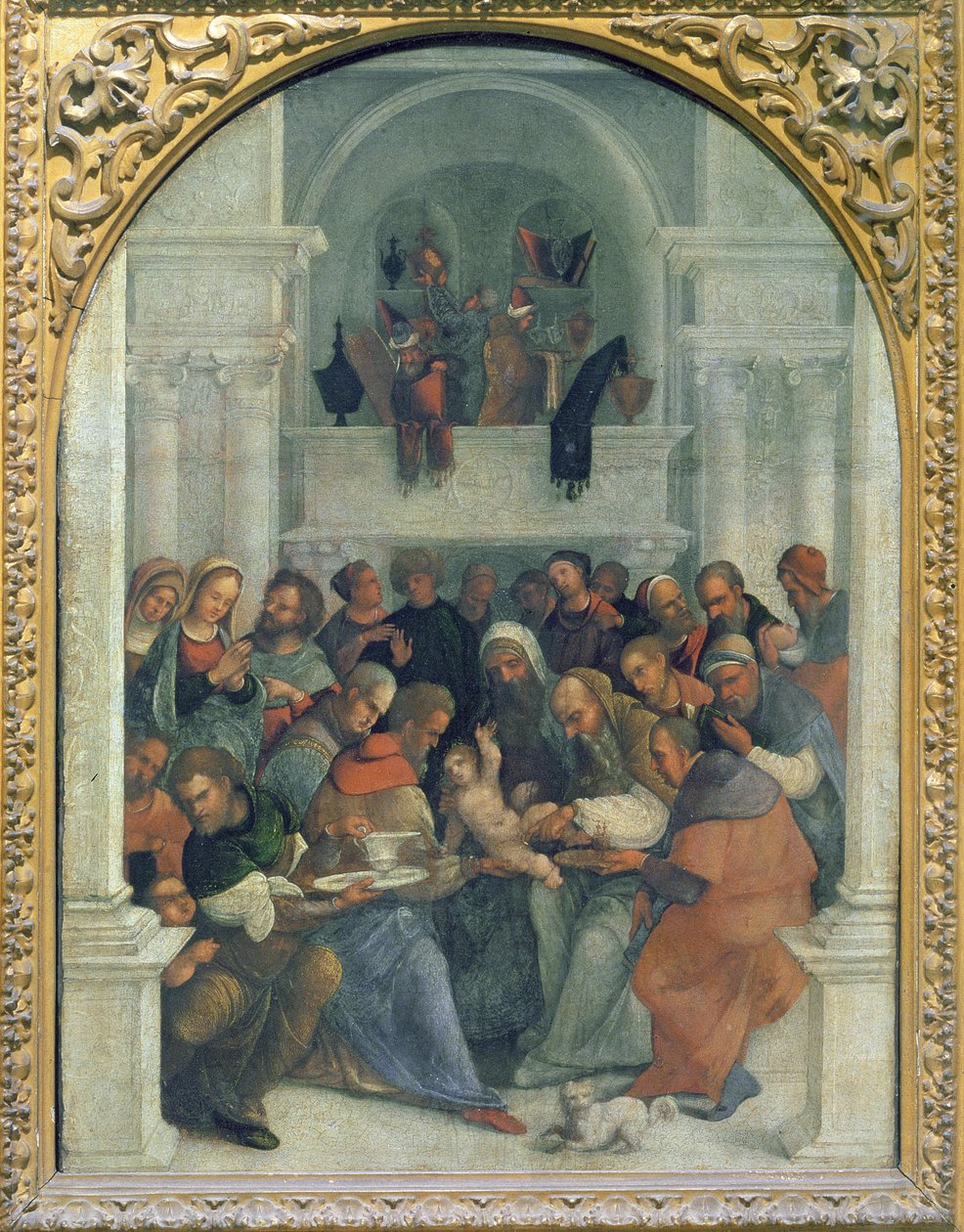 De Besnijdenis door Lodovico Mazzolino