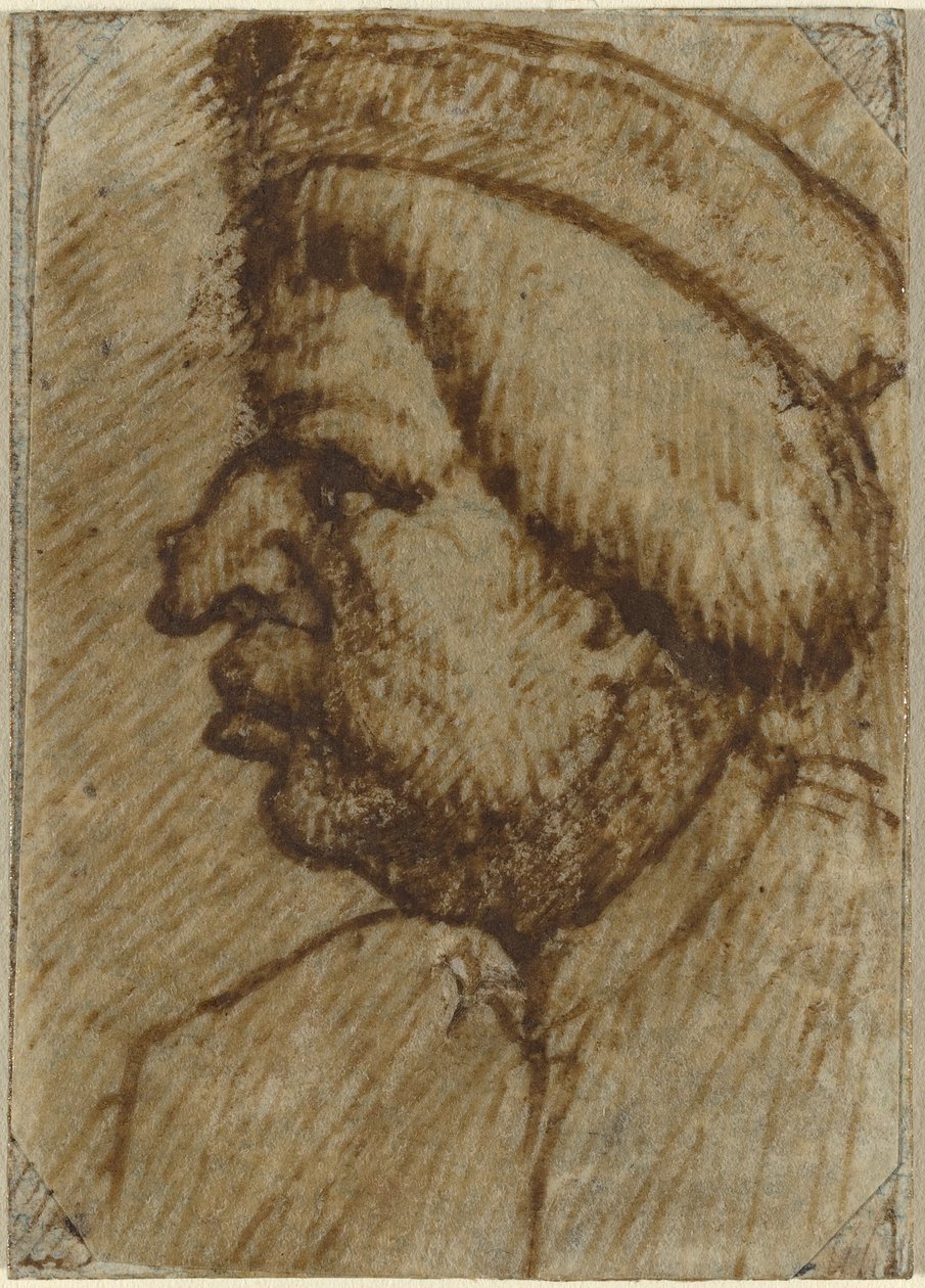 Profiel van een Man door Lombard 16th Century