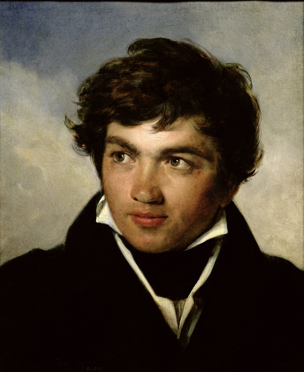 Portret van Achille-Etna Michallon (1796-1822) c.1818-19 door Léon Cogniet