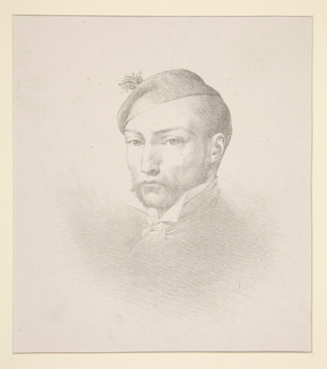 Portret van Gericault door Léon Cogniet