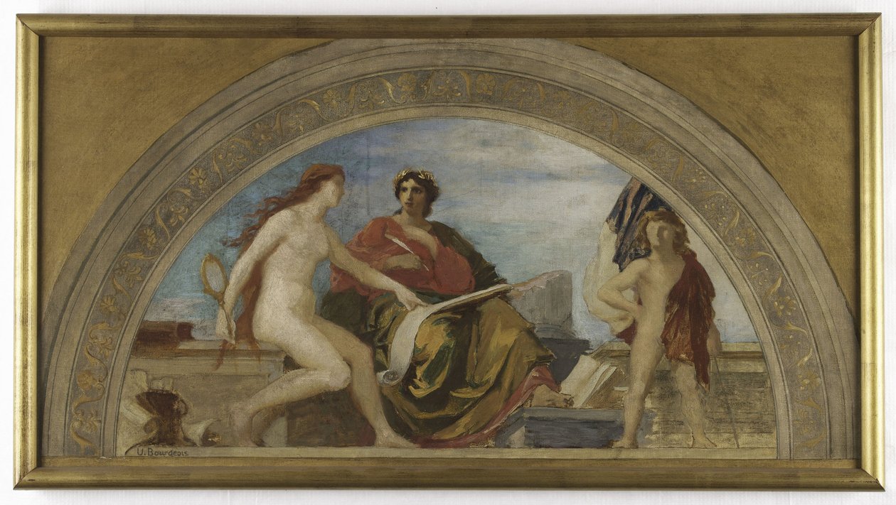 Esquisse pour le salon des Lettres de l