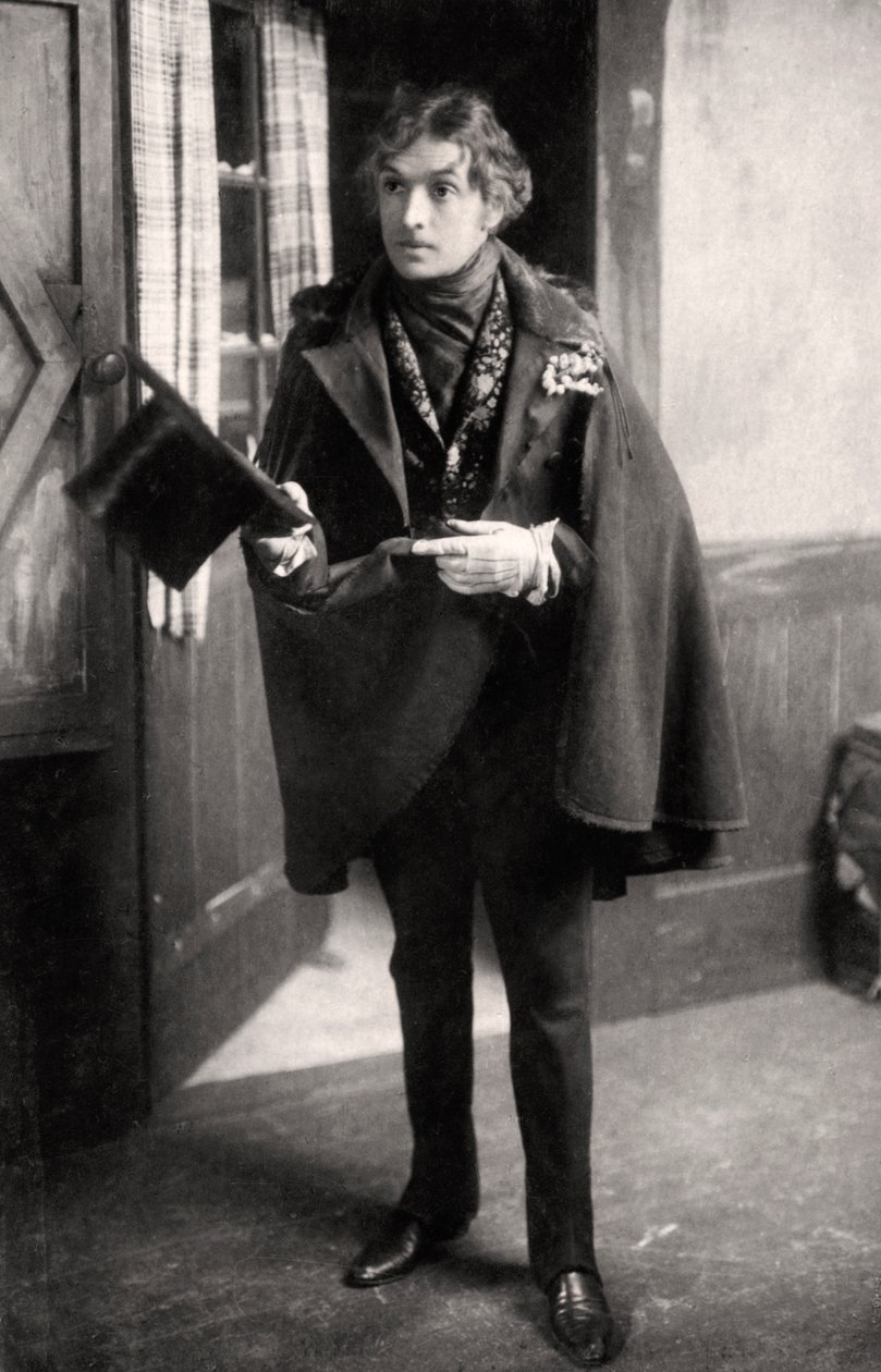 John Martin-Harvey, Engelse acteur, begin 20e eeuw door London Stereoscopic and Photographic Co
